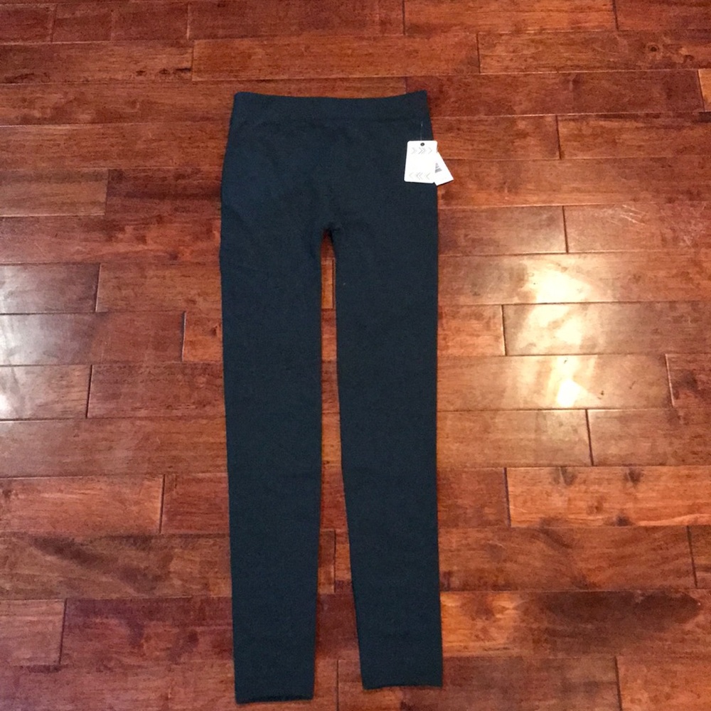 Pink rose charcoal leggings